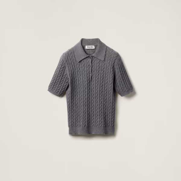 Elevate Your Wardrobe with Our Luxurious Cashmere Polo Shirt