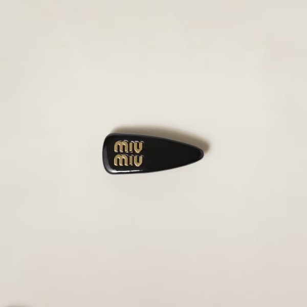 Elevate Your Style with Our Patent Leather Miumiu Hair Clip