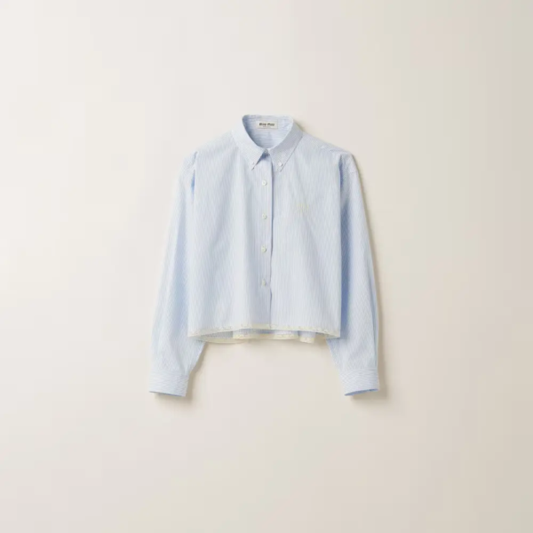 Elevate Your Wardrobe with a Stripe Poplin Shirt